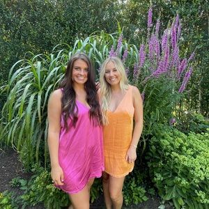 free people satin dress